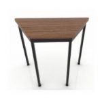 MESA PARA ADULTO TRAPEZOIDAL DE MELAMINA - Scrivania