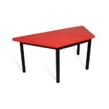 MESA DE ADULTO TRAPEZOIDAL Y POLIPROPILENO - Scrivania