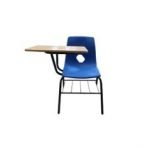 SILLA CONCHA DE POLIPROPILENO CON PALETA RECTANGULAR DE TRIPLAY - Scrivania