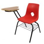 SILLA PARA ADULTO CONCHA DE POLIPROPILENO CON PALETA DE TRIPLAY - Scrivania