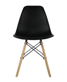 EQQULEUS ECO NEGRA SILLA VISITA