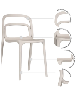 ASTI BEIGE SILLA VISITA