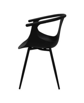 SCUTUM NEGRA SILLA DE VISITA