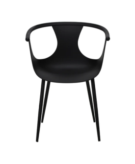 SCUTUM NEGRA SILLA DE VISITA