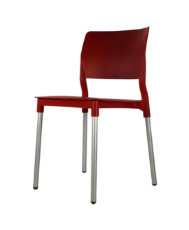 SILLA DE VISITA ALESIA RIGEL RIGEL ALESIA ROJA SILLA DE VISITA