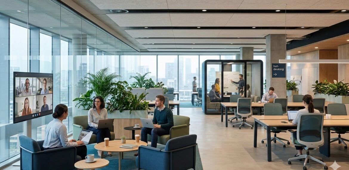 Oficinas Híbridas y Espacios Flexibles