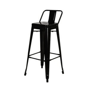Banco alto Dante de diseño contemporáneo para barra de ScrivaniaMX