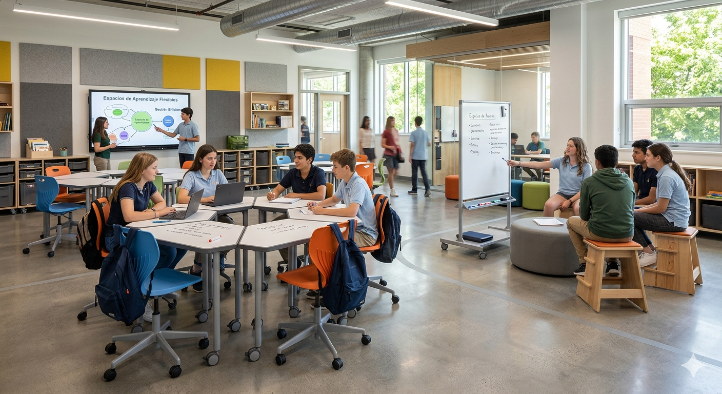 Mobiliario educativo de acuerdo al espacio del aula