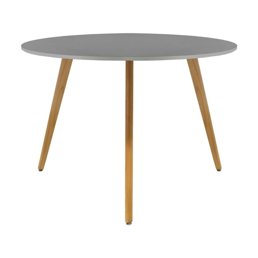 Mesa Acrux Mesa circular Acrux amplia de 100cm color gris ScrivaniaMX