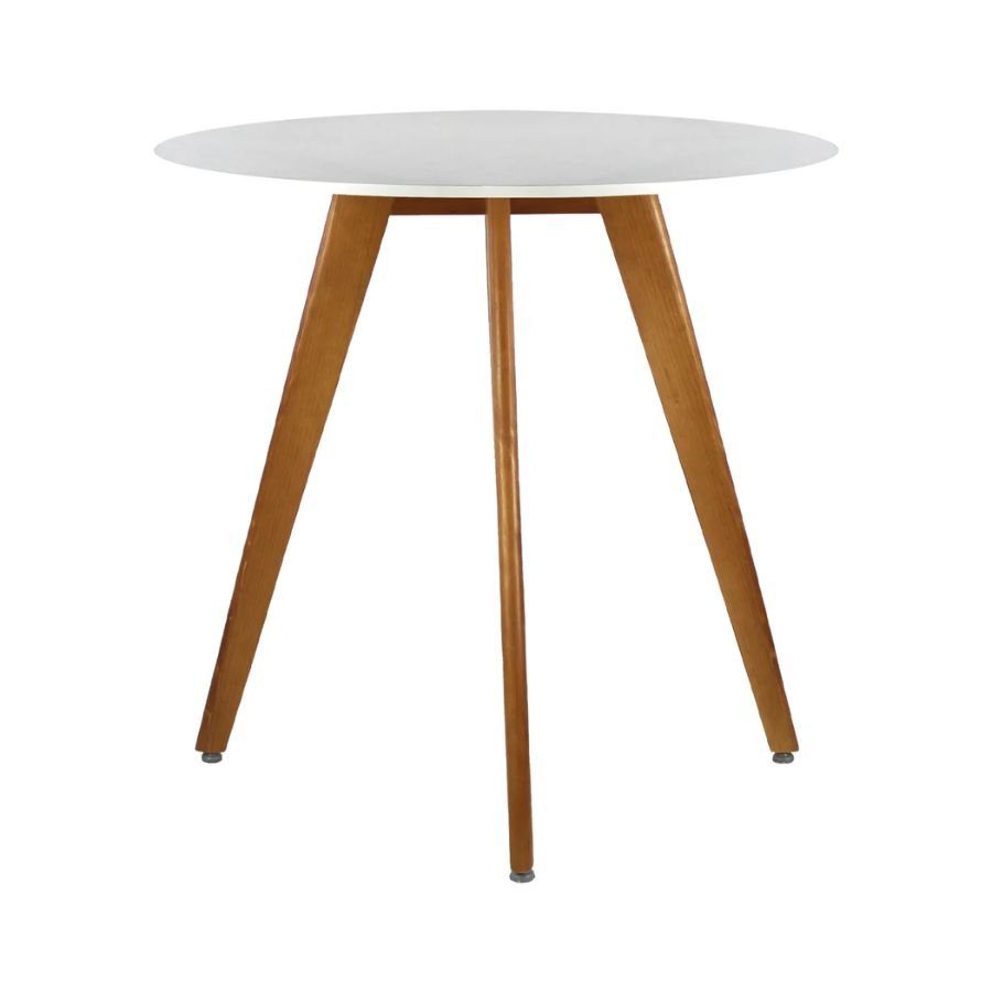 Mesa Acrux Mesa circular Acrux 80cm color blanco de ScrivaniaMX
