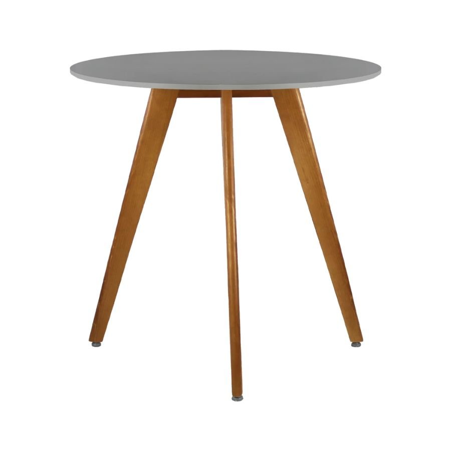 Mesa Acrux Mesa circular Acrux 80cm color gris contemporáneo ScrivaniaMX