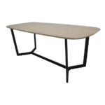 Mesa de comedor Camboya 180x90 en acabado encino ScrivaniaMX