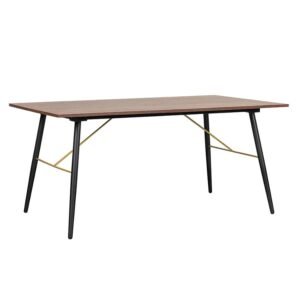 Mesa de comedor Siena en acabado nogal de ScrivaniaMX
