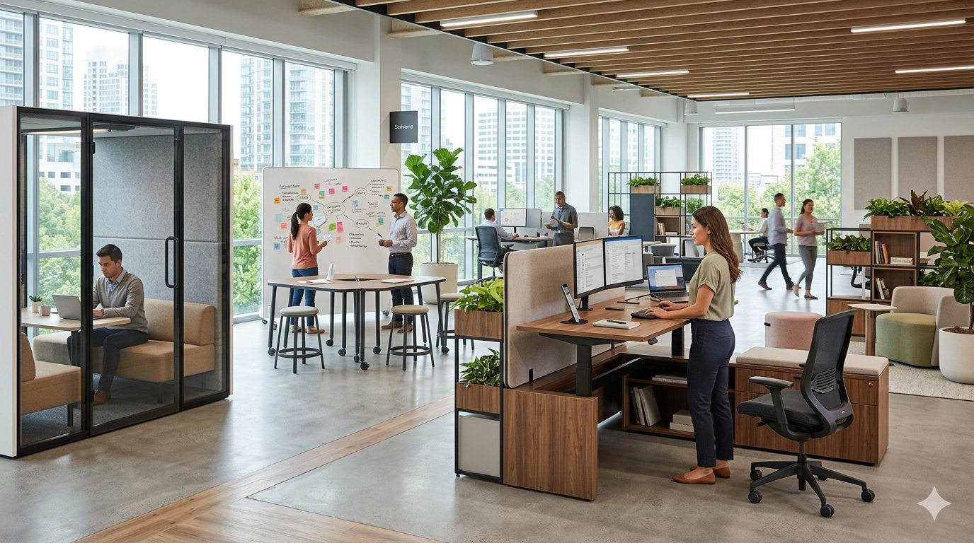 Mobiliario de oficina como herramienta estratégica para Productividad El Mobiliario de oficina como herramienta para Productividad