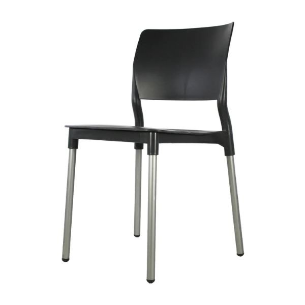 SILLA ALEXIA Silla Alexia negra, estilo contemporáneo.