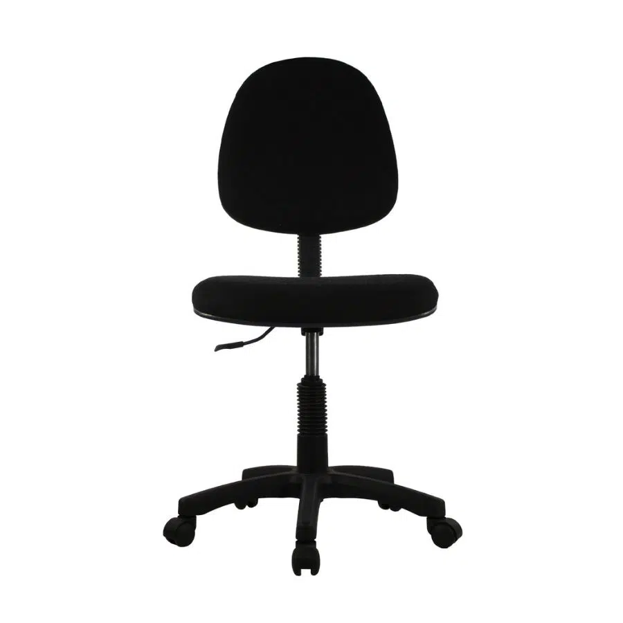 Silla secretarial Andromeda en vista frontal.