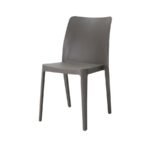 Silla Visita Bella gris con diseño ergonómico ScrivaniaMx.