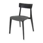 Silla Brianna color negro de estilo profesional de ScrivaniaMX