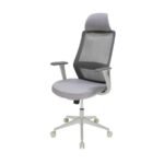 Silla Directiva Rey gris ScrivaniaMx
