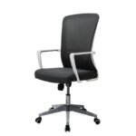 Silla Lynx gris con blanco ScrivaniaMx