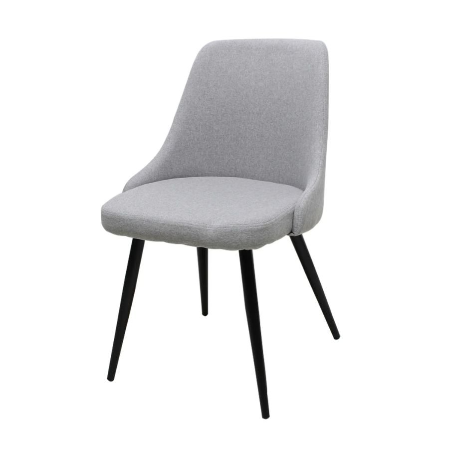 SILLA NORVEN Silla Norven plata con diseño elegante y contemporáneo de ScrivaniaMX