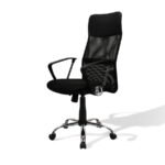 Silla Ejecutiva Slim negra ScrivaniaMx