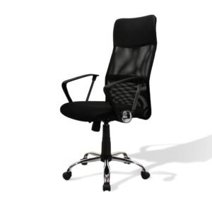 Silla Ejecutiva Slim negra ScrivaniaMx