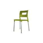 Silla silla de visita valeria color aceituna con diseño ergonómico de ScrivaniaMX