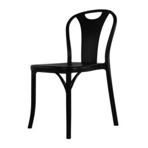 Silla de visita moderna modelo Provenza fabricada en PVC de alta calidad con base de una sola pieza.