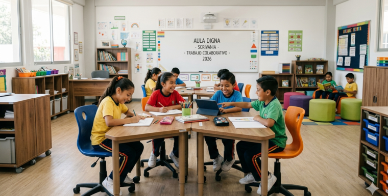 Aulas dignas y funcionales: Mobiliario escolar