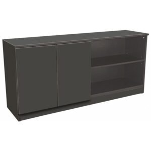 Credenza para oficina modelo Nexus vista en perspectiva ScrivaniaMx