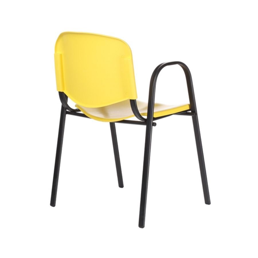SILLA ISO ARM PLASTIC Silla Iso Amarilla Trasera