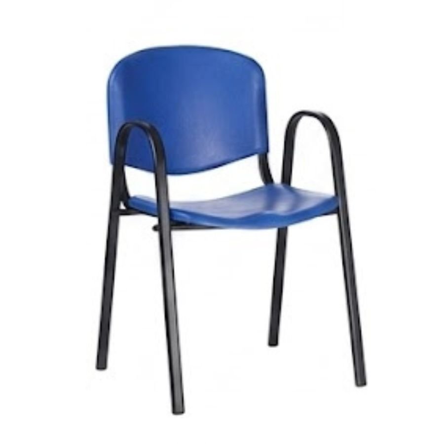 SILLA ISO ARM PLASTIC Silla Iso Azul Persp