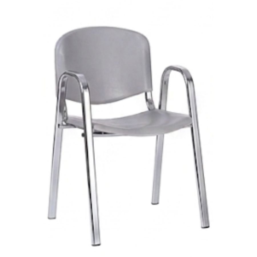 SILLA ISO ARM PLASTIC Silla Iso Gris Cromo
