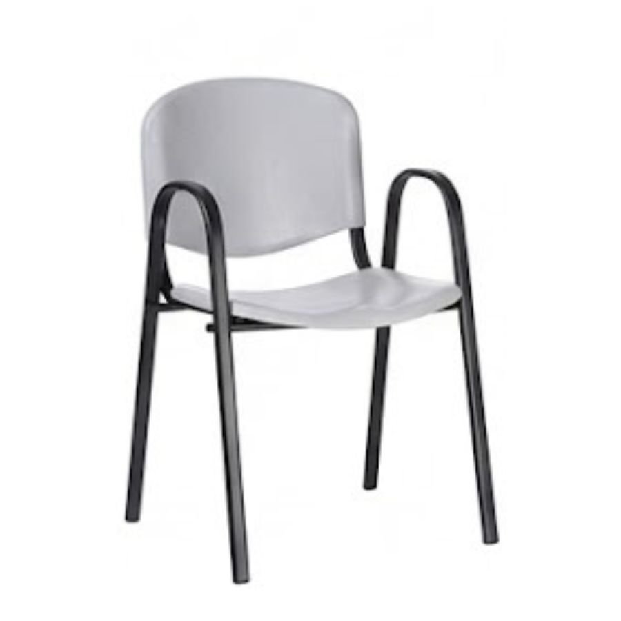 SILLA ISO ARM PLASTIC Silla Iso Gris Persp