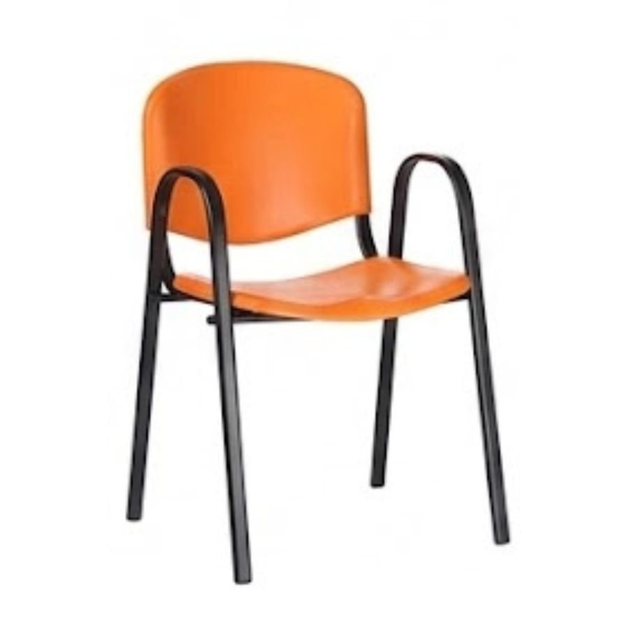 SILLA ISO ARM PLASTIC Silla Iso Naranja Persp