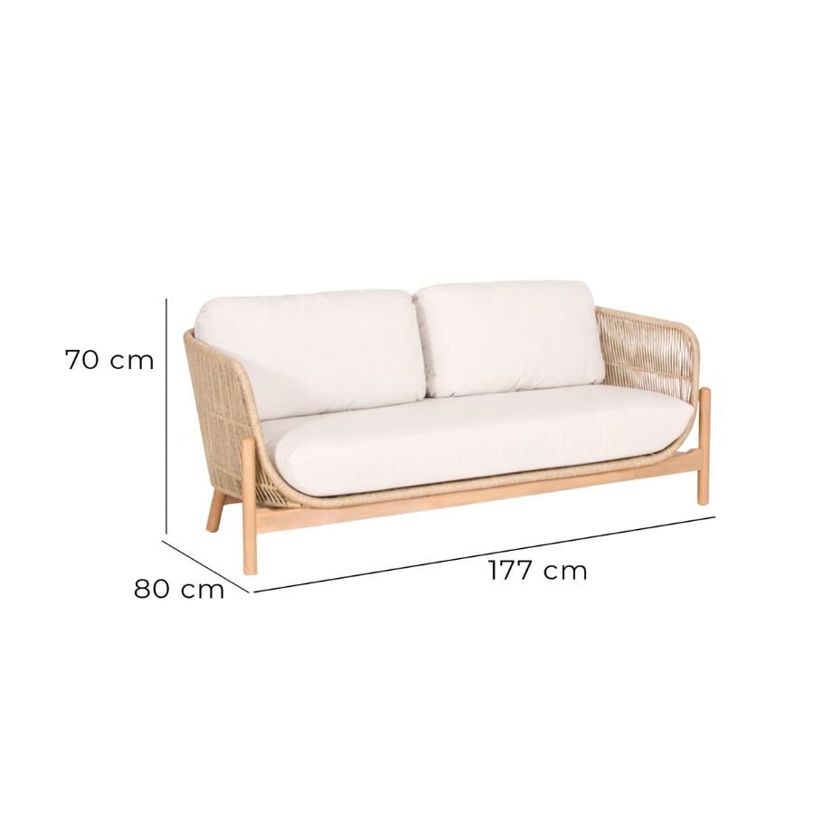 LOVESEAT BERANIA Guía de dimensiones técnicas Loveseat Berania ScrivaniaMx