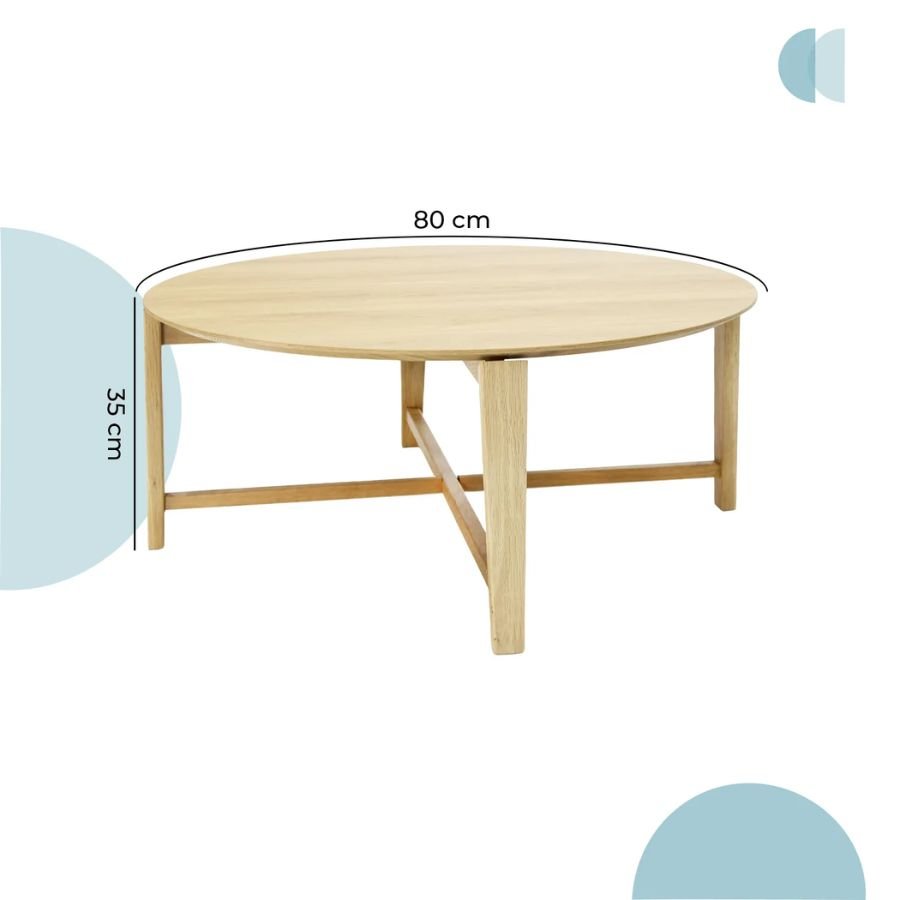 MESA DE CENTRO PALARI Diagrama de dimensiones y medidas mesa de centro Palari ScrivaniaMx