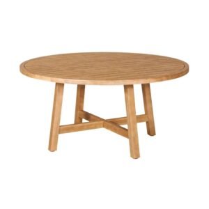 Mesa de comedor circular Saora diseño contemporáneo ScrivaniaMx
