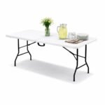 Mesa plegable Asti color blanco diseño profesional ScrivaniaMx