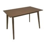 Mesa de comedor Verona R 120x70 en tono nogal ScrivaniaMx