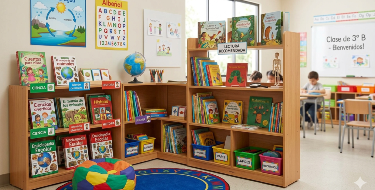 Mobiliario de Almacenamiento: Libreros