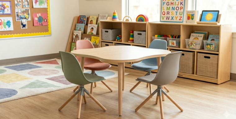 Mobiliario para Preescolar: Diseño, Ergonomía y Pedagogía del Espacio