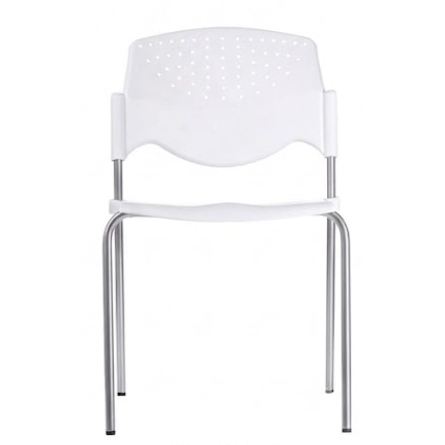 SILLA POLARI Silla Polari Blanca Cromado