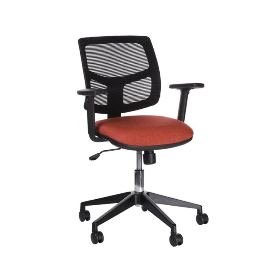 SILLA RILEY Silla Riley Negra/Naranja Persp