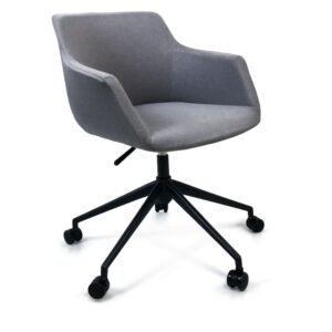 Silla ejecutiva Andor vista en perspectiva diseño ergonómico ScrivaniaMx