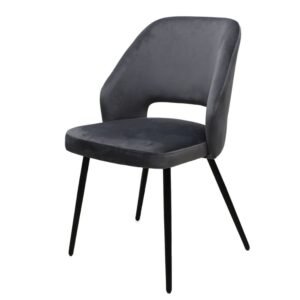 Silla Visita Astelia gris