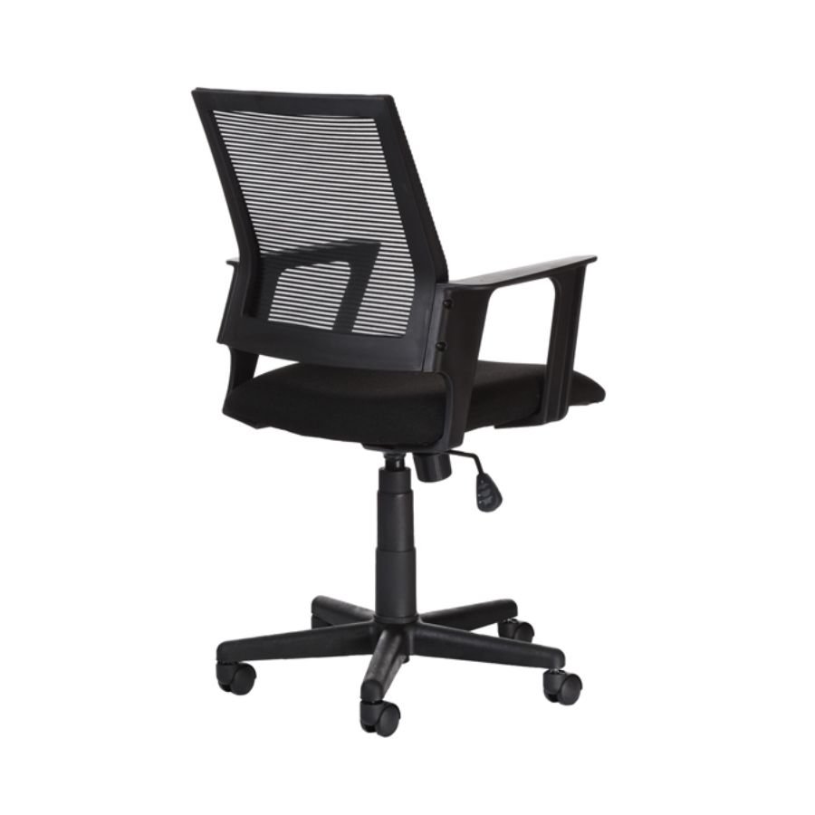 SILLA EJECUTIVA SKAR Vista trasera silla ejecutiva Skar línea Eco soporte ScrivaniaMx