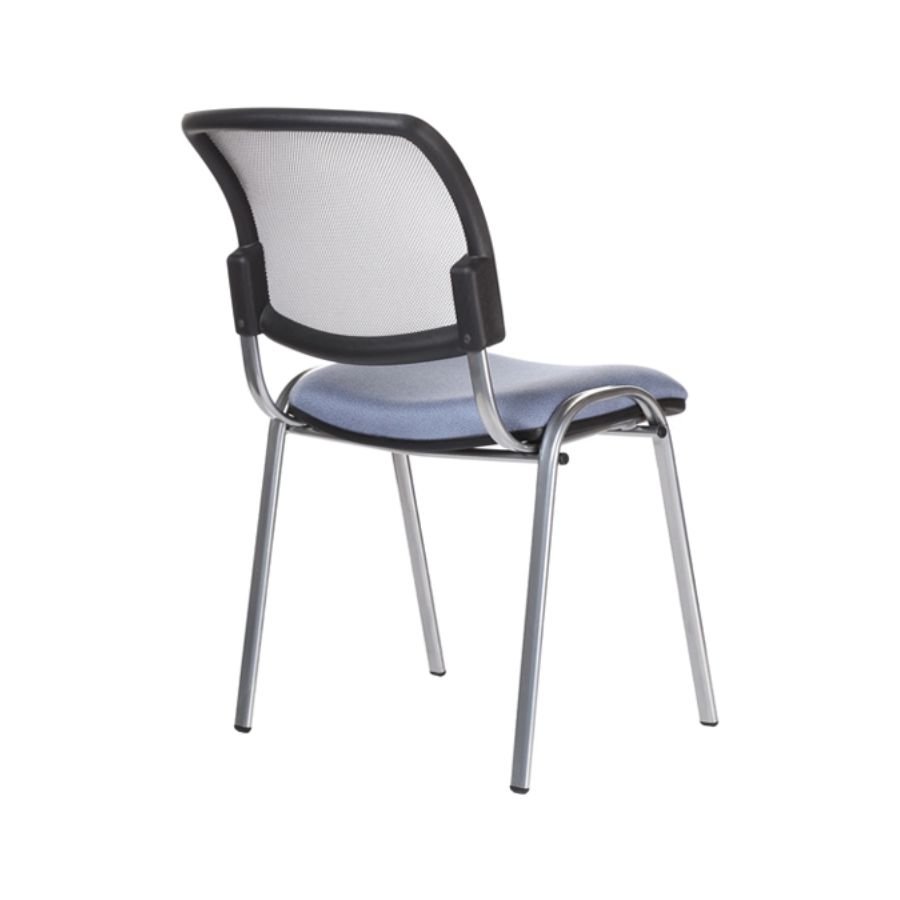 SILLA ISO MESH Silla de visita ISO Mesh vista trasera soporte lumbar ScrivaniaMx