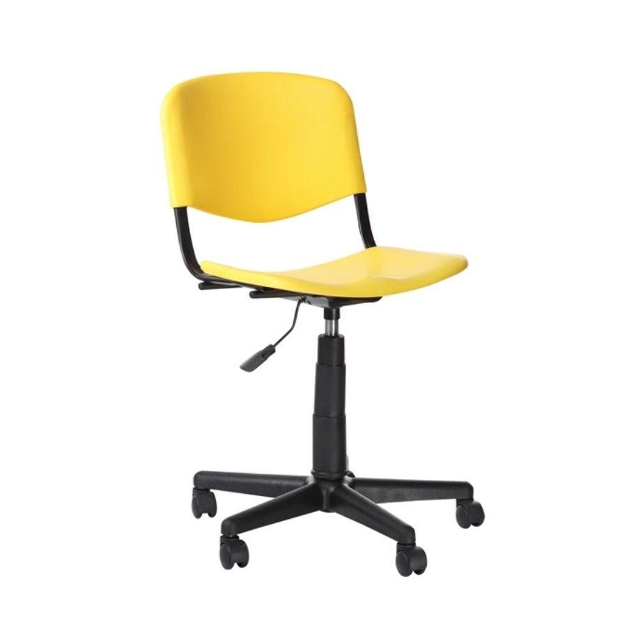 SILLA ISO P PLASTIC Silla Iso P Amarilla Persp
